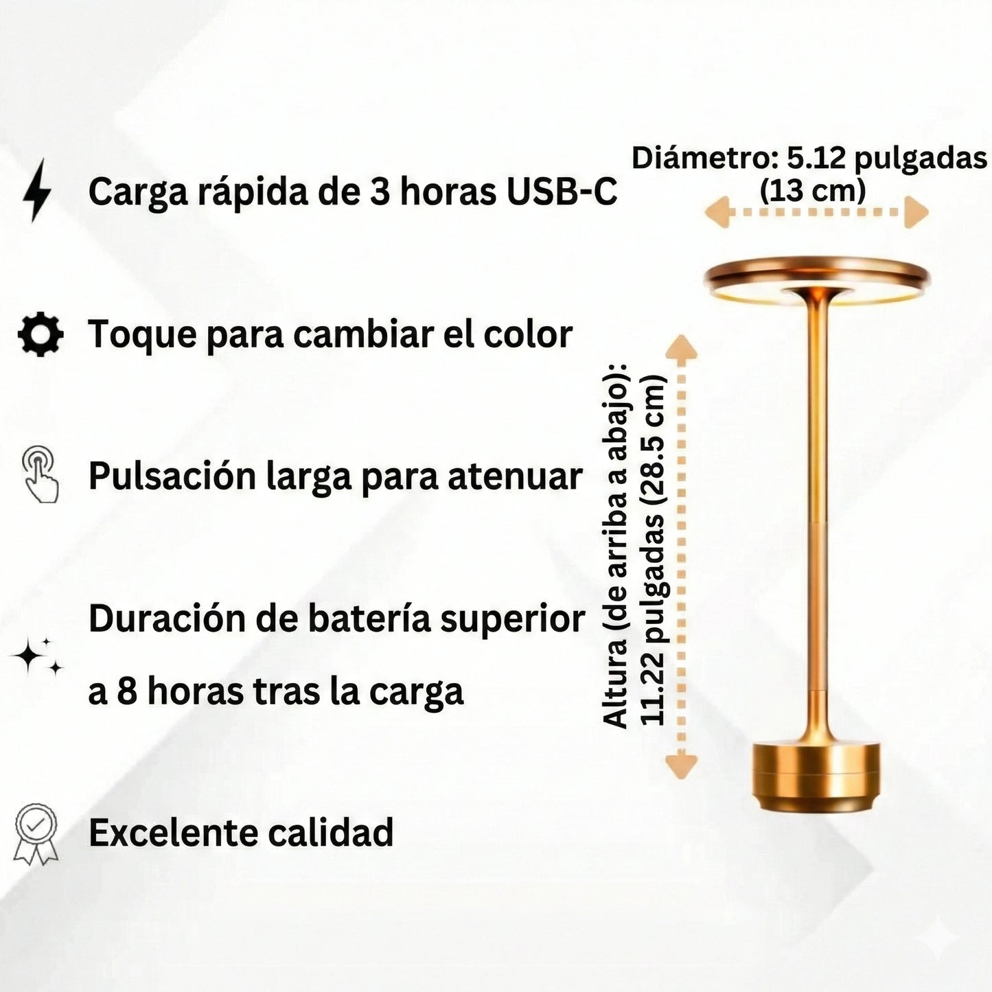 Lampara Estocolmo® - Lampara de Mesa